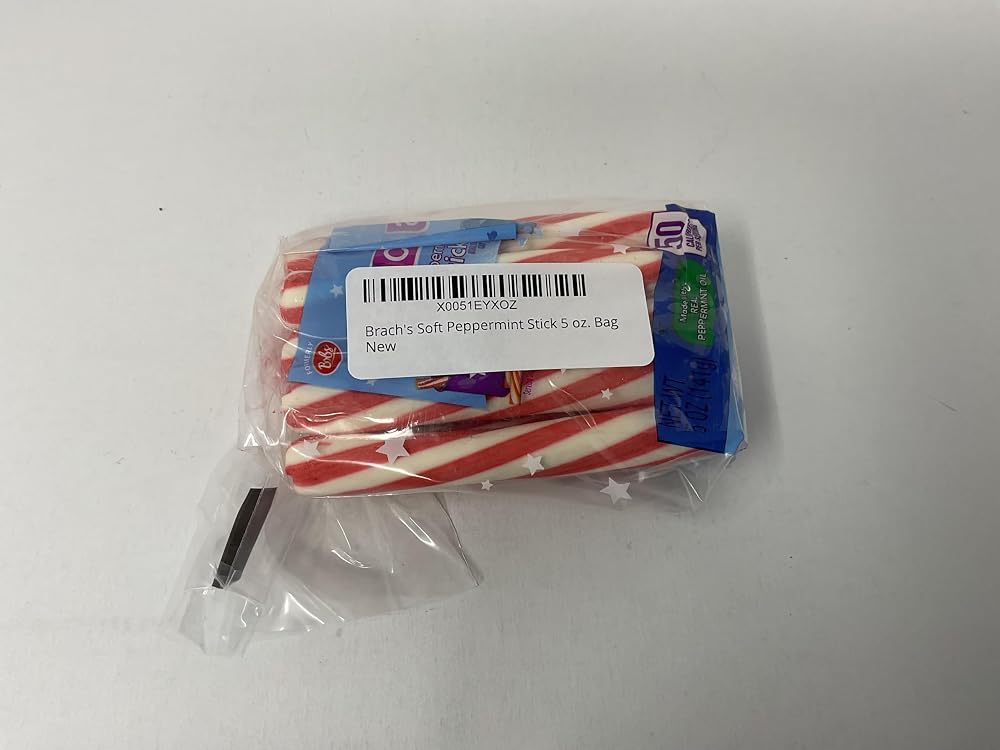 Brach'S Soft Peppermint Stick 5 oz. Bag - Personal Care
