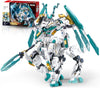 Mech Building Sets, 2 in 1 Transforming Dragon Warrior Building Toys for Adult and Kids Age 8 9 10 11 12, Compatible with Lego Mech Set, 731 PCS