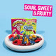 Chewy Bite-Size Candy Variety Pack - Warheads 5 Flavors: Lil' Worms, Ooze Chews, Sour Chewy, Sour Jelly Beans, Wedgies - Theater Size Boxes, 5 Each Flavor, 25 Pack - Perfect Candy for All Occasions