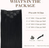 GOO GOO Clip in Hair Extensions Real Human Hair, Remy Human Hair Extensions Clip ins for W - Image 2
