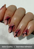 ohora Semi Cured Gel Nail Strips (N Peach Latte) - Pink, Jelly, Works with Any UV/LED Lamp - Image 4
