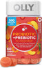 Olly Probiotic + Prebiotic Gummy, 500 million CFUs, Peachy Peach - 60 Count - Personal Car - Image 1