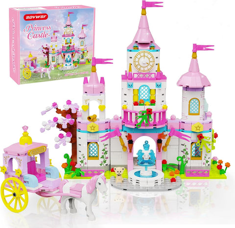 Princess Castle Building Blocks Set 634PCS Fairy Tale Dream Castle