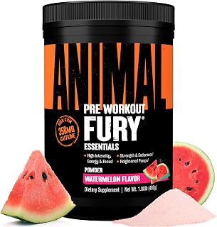 Animal Fury Advanced Pre Workout Powder | Watermelon 30 Serving