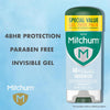 Mitchum Men’s Antiperspirant Deodorant Gel, Unscented, 2 pack - Image 3