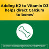 Nature Made Vitamin D3 K2 Supplement, 30 Softgels - Image 4