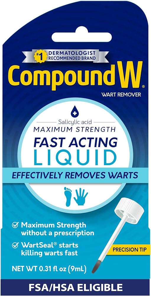 Compound W Maximum Strength Wart Remover Liquid, 0.31 Fl Oz - Personal Care