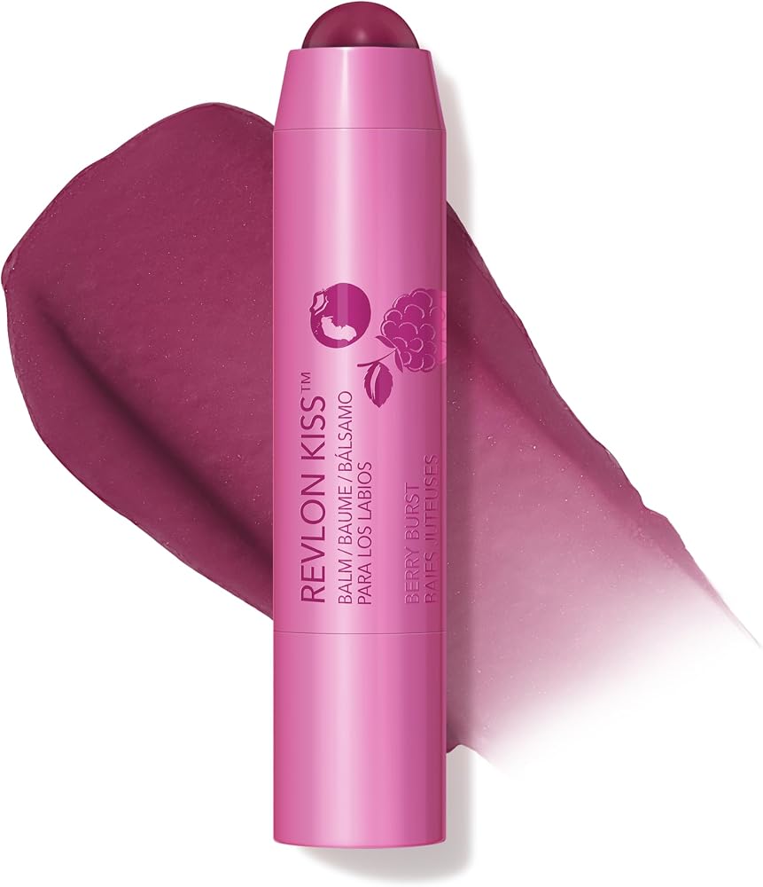 Revlon Kiss Balm with Sunscreen SPF 20, 035 Berry Burst, 0.09 oz