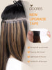 DOORES Tape in Hair Extensions Human Hair for Fine Thin, Add Volume, Length - Image 5