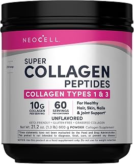 NeoCell Grassfed Collagen Peptides Powder | 21.2 oz | Unflavored