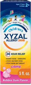 Xyzal Children's 24-Hour Allergy Relief Liquid, Bubble Gum Flavor, 5 oz.