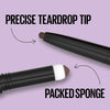 Maybelline Express Brow 2-In-1 Pencil and Powder Eyebrow Makeup, Medium Brown, 1 Count - Image 5