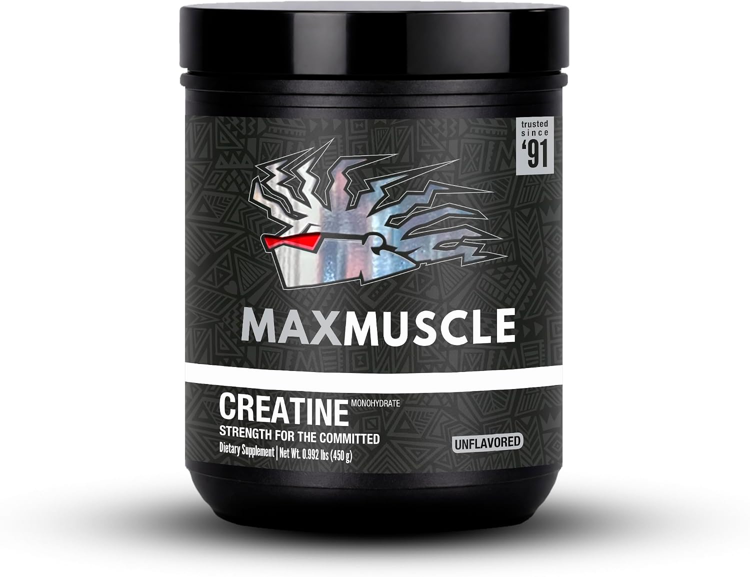 Max Muscle Ultra Pure Creatine Monohydrate Powder 5000 mg (5 Grams) | 3rd Party Purity Tested | 100% Micronized and Unflavored for Maximum Absorption | Keto Friendly | 8.8 Ounces | 50 Servings
