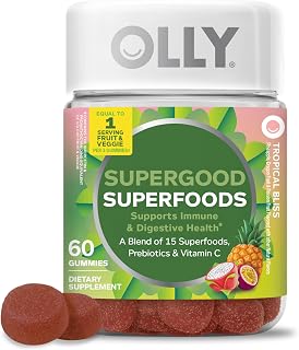 OLLY Supergood Superfoods, Supports Immune & Digestive Health* - 60 Count