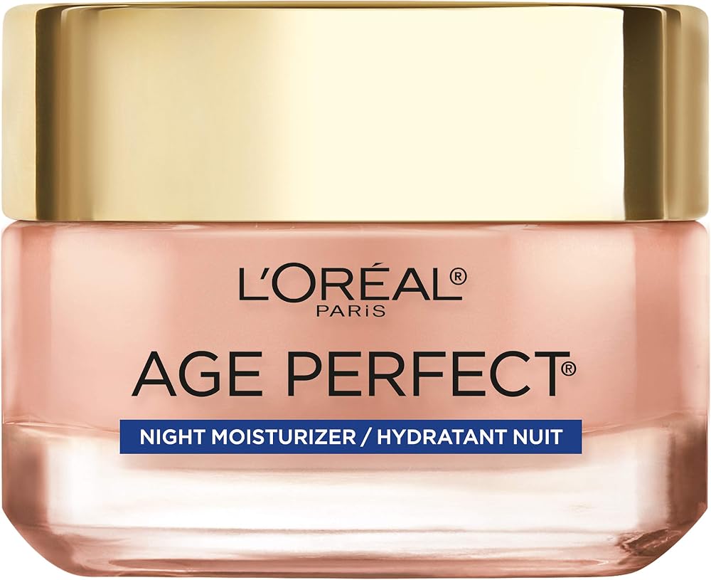L'Oreal Paris Age Perfect Rosy Tone Anti-Aging Cooling Night Moisturizer 1.7 oz - Personal Care