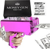 Money Gun Shooter Cash Cannon for Movies that Look Real, Prop Gun Make it Rain, Handheld Cash Gun for Game Movies Party (Excluding Prop Money)