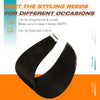 Sunny Hair Tape in Hair Extensions Human Hair Dark Brown 18 inch 20Pcs 50g - Image 5