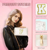 TOPEAST Initial Makeup Bags for Women, Personalized Portable Cosmetic Bag for Travel, Cute - Image 4