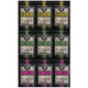 Variety Pack Flavored Pretzel Sticks Pop Daddy - 3 Flavors: Garlic Parmesan, Yellow Mustard, Cinnamon Sugar - 7.5 oz Bags, 3 Each Flavor, 9 Pack - Perfect Snack for Parties, Lunches