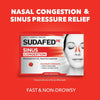 Sudafed PE Sinus Congestion Relief Tablets, 10 mg Phenylephrine HCl, 18 ct - Personal Care - Image 2