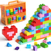 Large Building Blocks for Toddlers: 97PCS Classic Blocks with Storage Box