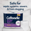 Cottonelle Ultra Soft Toilet Paper, 24 Family Mega Rolls=108 Regular Rolls - Image 5