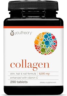 Youtheory Advanced Collagen, 6,000 mg, 290 Tablets, 48-Day Supply