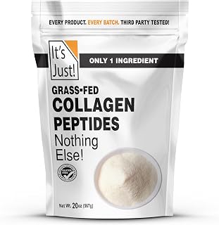 It's Just! - Collagen Peptides, Grass-Fed, Protein Powder, Unflavored, 20oz