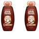 Garnier Whole Blends Smoothing Shampoo Coconut Oil, 12.5 Ounce (369ml), 2 Pack - 24 Hour Frizz Control, Gentle for Everyday Use