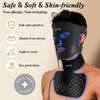 YOEYOU Red Light Therapy for Face and Neck, 850nm Infrared & Red Light Mask, 4 Modes LED F - Image 5