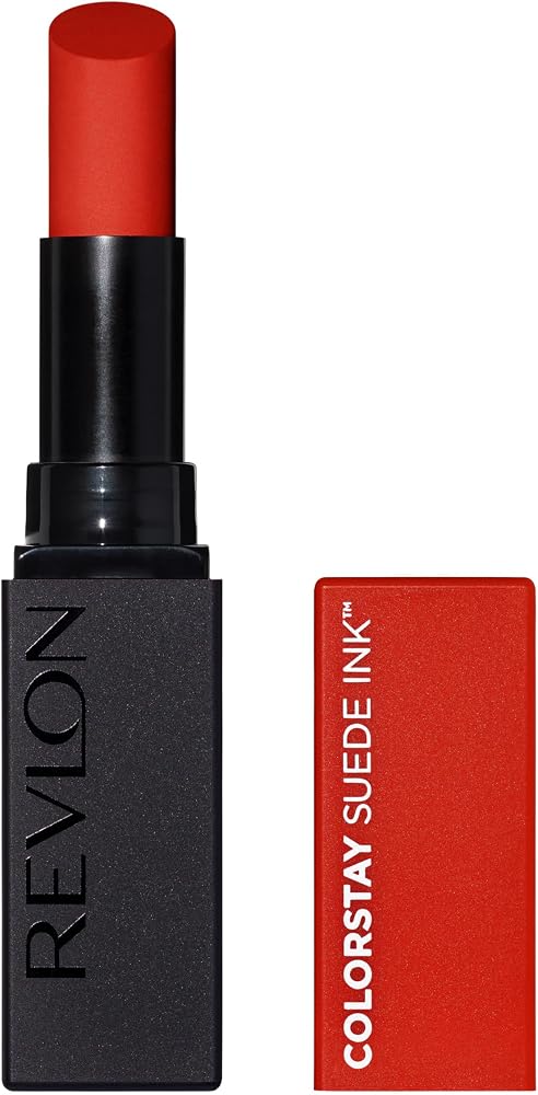 Revlon ColorStay Suede Ink Lipstick, 014 Spit Fire, 0.09 oz