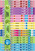 Variety Pack Taffy Ropes - 3 Each of 7 Flavors, Individually Wrapped Candy, 0.81 oz Per Ro - Image 1