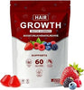 Hair Growth Vitamins Gummies for Black Women, Hair Skin Nails Healthy Nourishment with Biotin, Collagen & Botanical Extracts, Hair Strength, Skin & Nail Care, Non-GMO, 60 Gummies (1)
