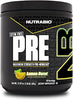 NutraBio STIM-Free PRE Workout for Men, NEW Non Stim Preworkout | Laser Focus, Extreme Pumps | Performance, Endurance | 10g Citrulline, Beta Alanine, Nitrates, Electrolytes - 20 Servings Lemon Burst