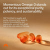 Momentous Omega-3 Fish Oil, EPA & DHA Supplement, No Aftertaste, 1,600mg - Image 3