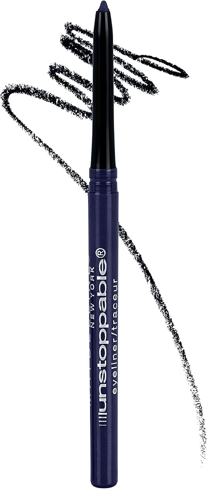 Maybelline Unstoppable Waterproof Mechanical Blue Eyeliner Pencil, Easy to Apply, Smooth Glide, Up to 24 Hour Wear, Sapphire