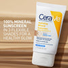 Cerave Tinted Sunscreen for Face, Mineral SPF 30 Moisturizer, Medium, 1.7oz - Personal Car - Image 3