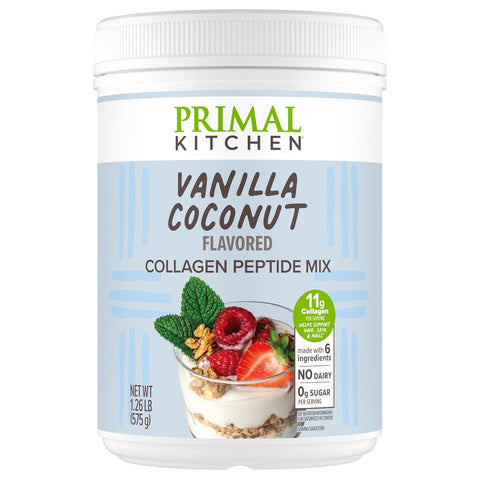 Primal Kitchen Vanilla Coconut Collagen Peptide Mix- 1.25lb