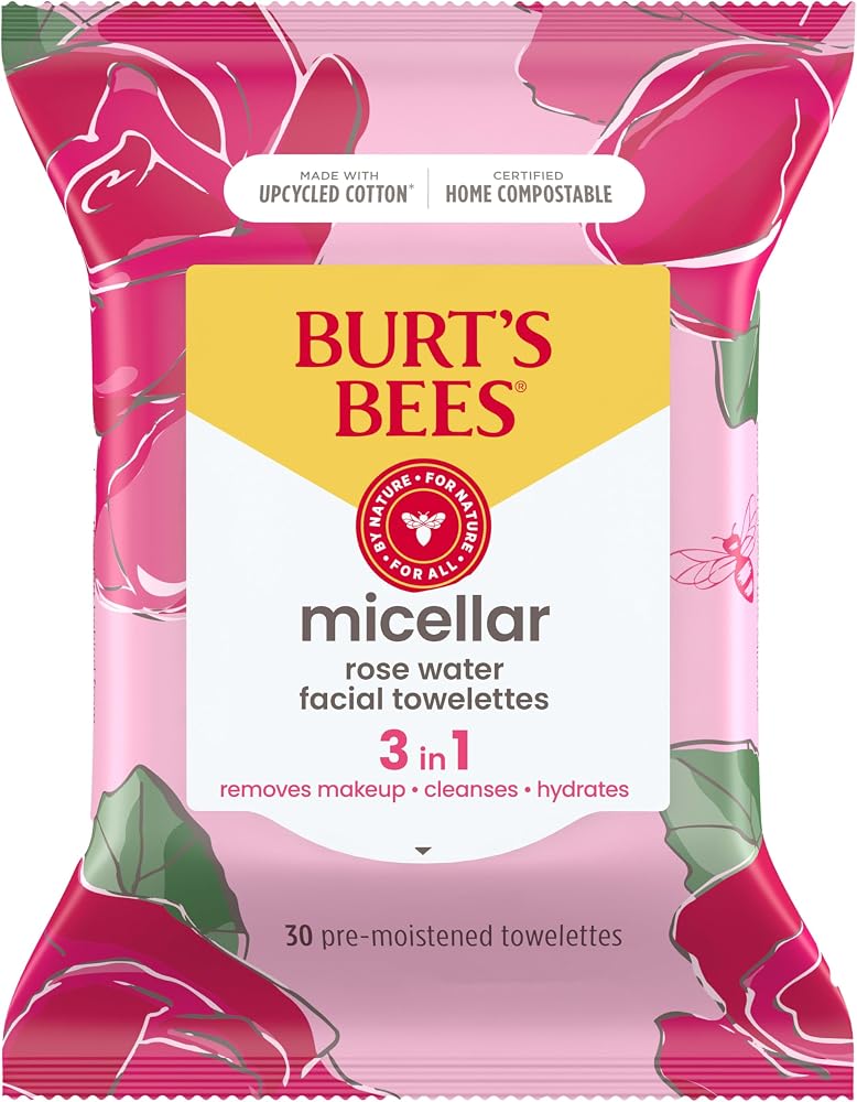 Clean Sheets Hydrating Micellar Skincare Wipes for Face, No Rinse - Personal Care