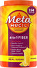 Metamucil 4-in-1 Psyllium Husk GLP-1 Friendly Fiber Supplement, Real Sugar, 114 tablespoon - Image 1