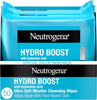 Neutrogena Hydro Boost Cleansing Wipes Makeup Remover, 25 Ct - Image 1