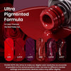Beetles Pearl Gel Polish, 6 Colors Shimmer Glitter Nail Polish Pink Purple Orange Mermaid  - Image 2