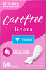 Carefree Panty Liners for Women, Thong Liners, Unwrapped, Unscented, 49 ct - Personal Care - Image 2