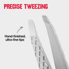 Revlon Ultimate Slant Tip Tweezer, Silver, 1 Count - Image 5