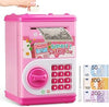 Piggy Bank for Kids, Electronic Mini ATM Bank with Password for Girls Boys
