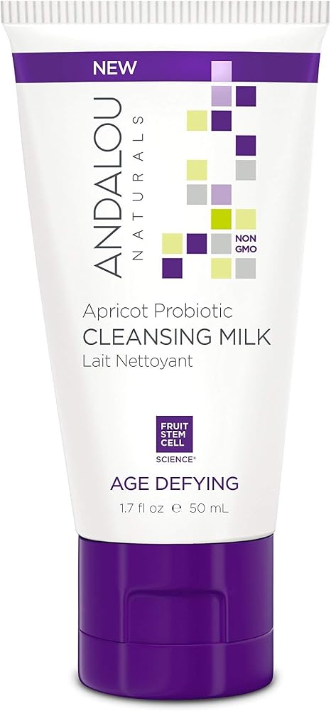 Andalou Naturals Cleansing Milk Apricot, 1.7 Ounce, 6 Count