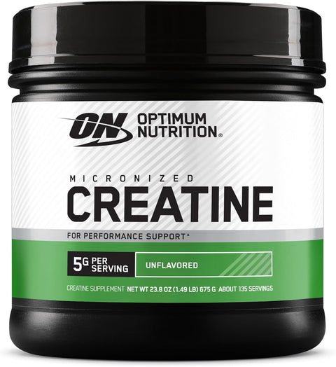 Optimum Nutrition Micronized Creatine Powder, Unflavored, 135 Servings