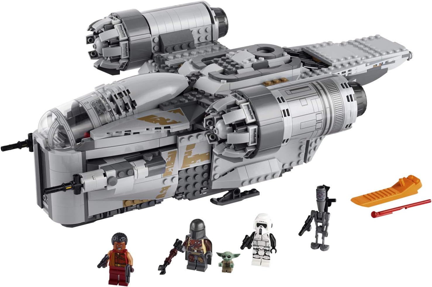 LEGO Star Wars The Razor Crest 75292 Mandalorian Starship Toy, Gift Idea for Kids, Boys and Girls with The Child 'Baby Yoda' Minifigure (Exclusive to Amazon)