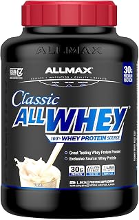 ALLMAX AllWhey Classic Whey Protein Powder, French Vanilla, 5 lb