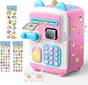 【Upgraded】 Piggy Bank, Face ID Password Unlocking Electronic Kids Bank ATM Security Unlocking Cash Coin Bank Toys Gifts for Kids, Coin Bank for 3 4 5 6 7 8 9 10 11 12 Year Old Girls Boys
